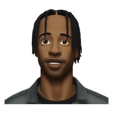 Travis Scott live sticker