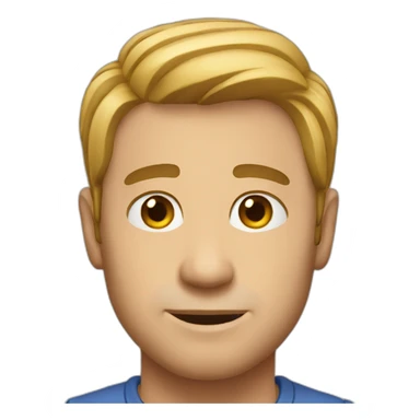 Man in carly sticker