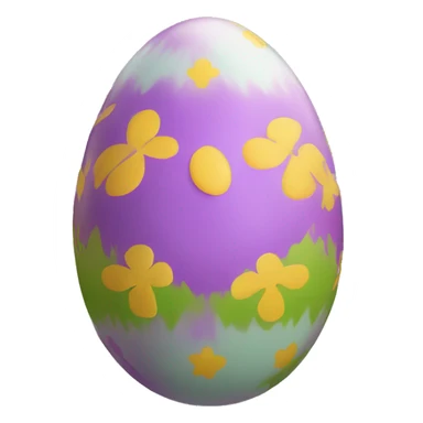 dyed easter egg sticker