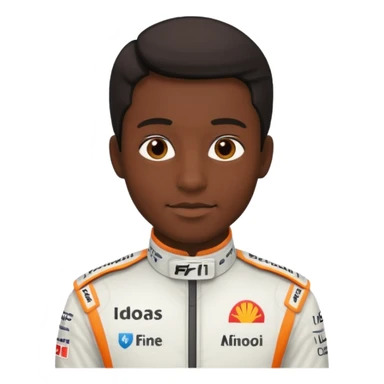 f1 driver black bear sticker