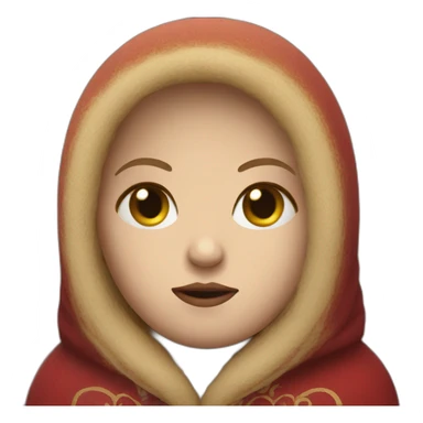 Scary Russian doll sticker