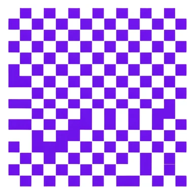 purple and cian markcheck sticker