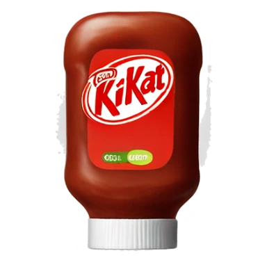 kitkat ketchup sticker