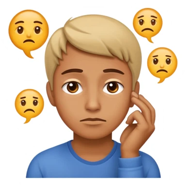 Create a realistic emoji of a person making some decisions  sticker