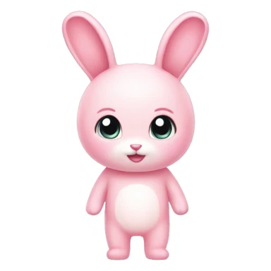 A pink bunny sonny angel sticker
