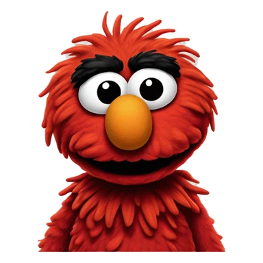 Elmo Sesame Street looks confused Elmo Sesame Street looks confused sticker