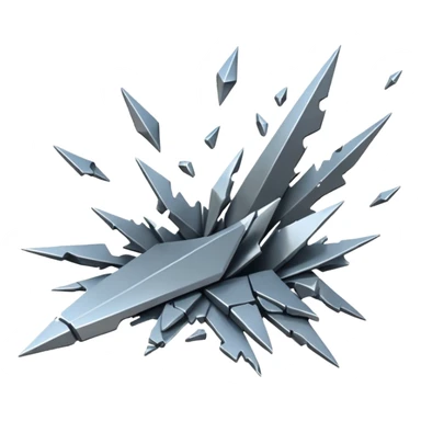 falling debris sticker