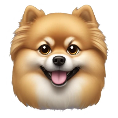 superhero pomeranian sticker