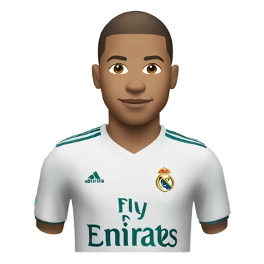 Mbappe en real Madrid  sticker