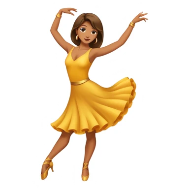 Mujer ponle dance  sticker