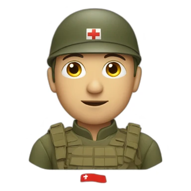 Swiss soldier sticker