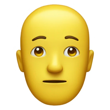 Interested yellow face sticker