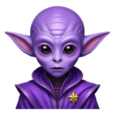 happle alien in star war sticker