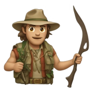 Van pelt Jumanji hunter sticker