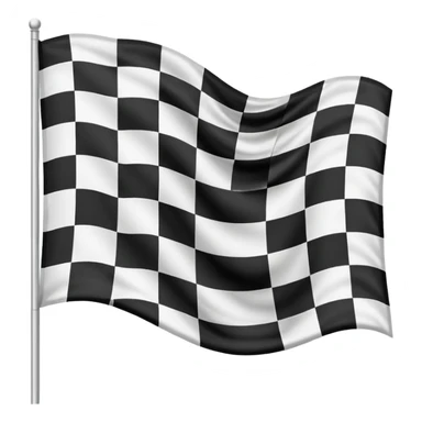 checkered flag sticker