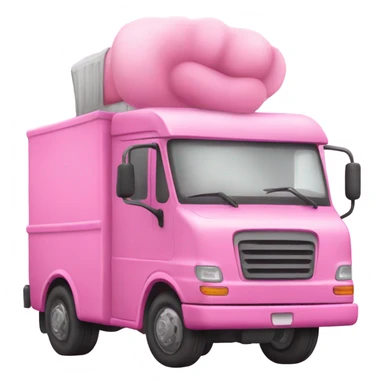 Pink truck sticker