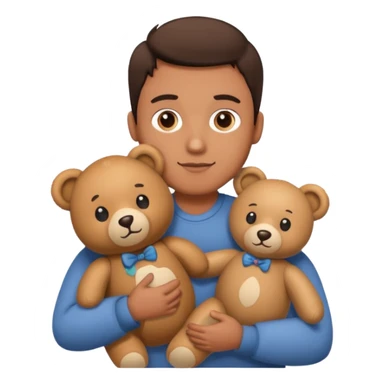 Single men with Teddy ' sticker