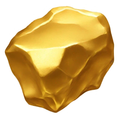 gold nugget sticker
