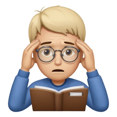 struggling with exams sticker