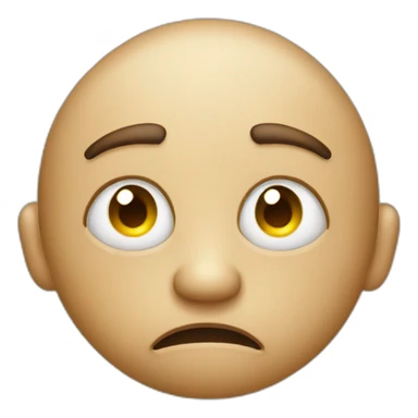 Emoji with beaten eye sticker