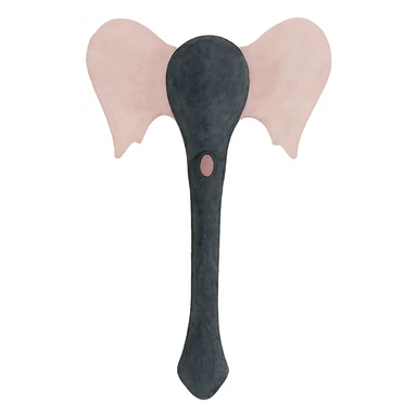 BLACKPINK-inspired gothic lightstick, no hearts, dreamy and elegant, black and pink, watercolor style sticker