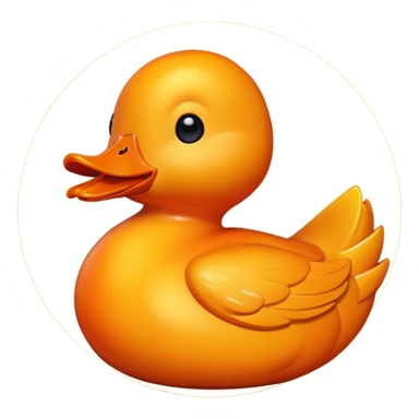 A animated mango duck sticker