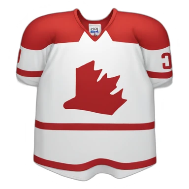 hockey jersey red color sticker