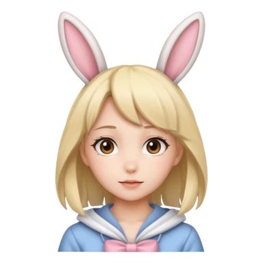 Bunny girl anime sticker