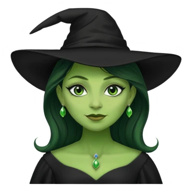 wicked elphaba sticker