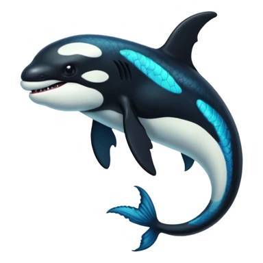 Orca-dragon-reptile-reptilian-lizard-skink-gecko-hybrid sticker