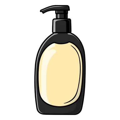 shampoo bottle sticker
