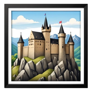 Slovakia Medieval Castle sticker
