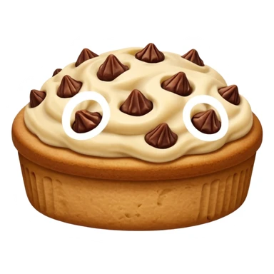 one filled date with like cookie dough topping  sticker