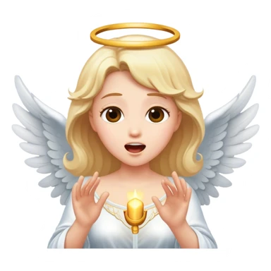 Angel sung sticker