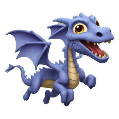 dragón volando con niño montandolo  sticker