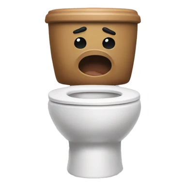 Not skibidi toilet sticker