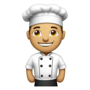 chef with denish sticker