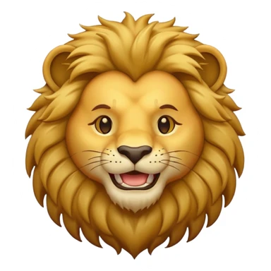 lion say hello sticker