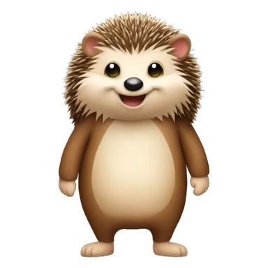 hedgehog hug teddy bear sticker