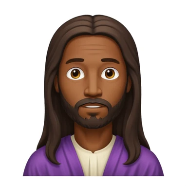 Black jesus sticker