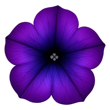 Purple-Violet-Indigo-Purple-Gradient Petuniaemoji    , remove background sticker