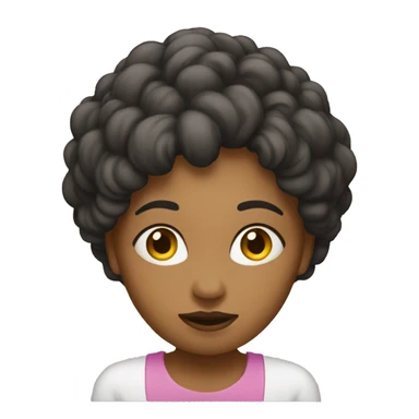 woman thinking sticker