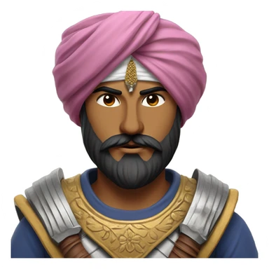 Sikh warrior sticker