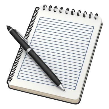 A textbook and a copybook with a pen sticker