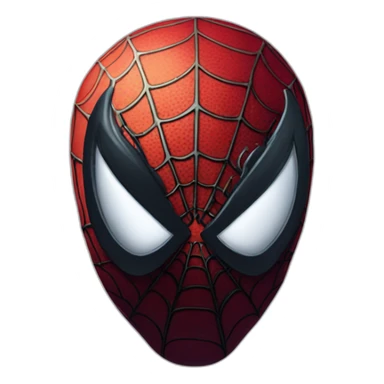 Spiderman symbiote head sticker