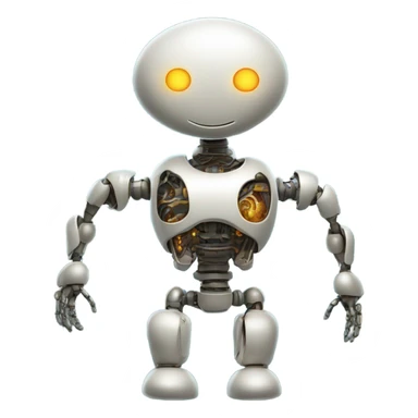 Pregnant robot sticker