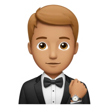 Male wearing watch (open collar)

Male wearing watch + bow tie sticker