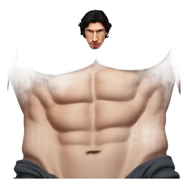 Adam driver with abs sticker