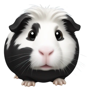 Black and White guinea pig sticker