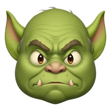 Sleepy Ogre sticker
